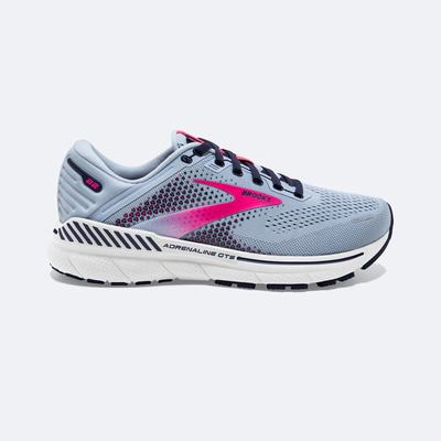 Brooks Adrenaline GTS 22 Ženske Tekaški Copati Modre Temno Modre Roza | Slovenija-14059