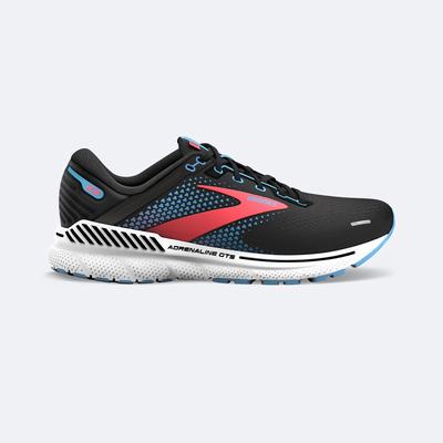 Brooks Adrenaline GTS 22 Ženske Tekaški Copati Črne Modre Koralne | Slovenija-79504