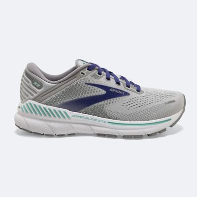 Brooks Adrenaline GTS 22 Ženske Tekaški Copati Sive Modre Zelene | Slovenija-83046