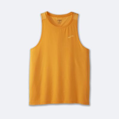 Brooks Atmosphere Singlet 2.0 Moški Majice Brez Rokavov Zlate Oranžne | Slovenija-86094