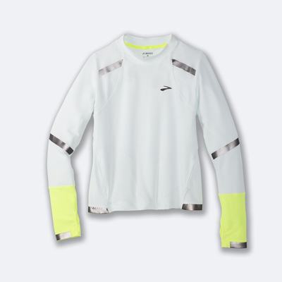 Brooks Carbonite Long Sleeve Ženske Majice Sive | Slovenija-42930