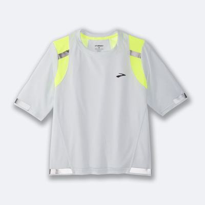 Brooks Carbonite Short Sleeve Ženske Majice Sive | Slovenija-34970