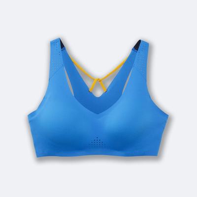 Brooks Dare V Neck Run Bra Ženske Športni Nedrčki Modre | Slovenija-30258