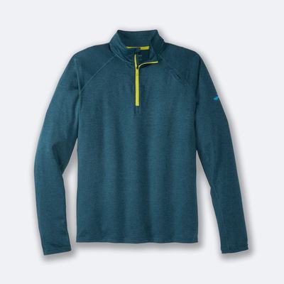 Brooks Dash 1/2 Zip Moški Jakne Temno Zelene | Slovenija-43762