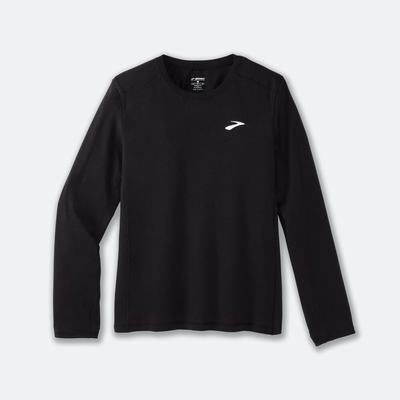 Brooks Distance Long Sleeve 2.0 Moški Majice Črne | Slovenija-82401