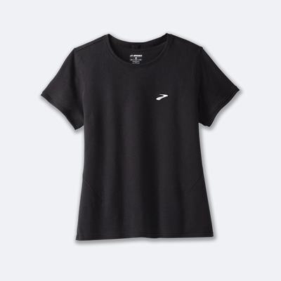 Brooks Distance Short Sleeve 2.0 Ženske Majice Črne | Slovenija-73406