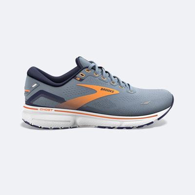 Brooks Ghost 15 Moški Tekaški Copati Sive Temno Modre Oranžne | Slovenija-52084