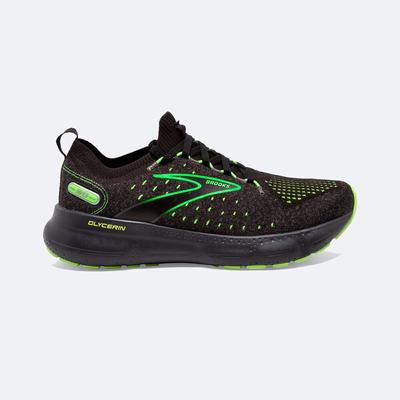 Brooks Glycerin StealthFit 20 Moški Tekaški Copati Črne Zelene | Slovenija-80456