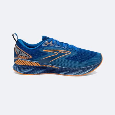 Brooks Levitate GTS 6 Moški Tekaški Copati Modre Oranžne | Slovenija-62051