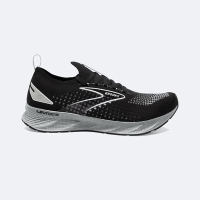 Brooks Levitate StealthFit 6 Moški Tekaški Copati Črne Sive | Slovenija-30186