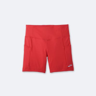 Brooks Method 5" Short Tight Ženske Hlačne Nogavice Rdeče | Slovenija-23068