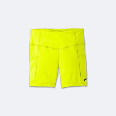 Brooks Method 5" Short Tight Ženske Hlačne Nogavice Rumene | Slovenija-29417