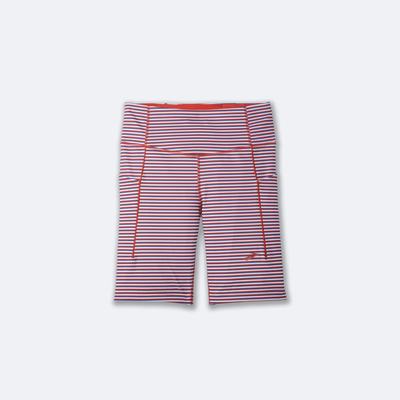 Brooks Method 8" Short Tight Ženske Hlačne Nogavice Stripes | Slovenija-89315