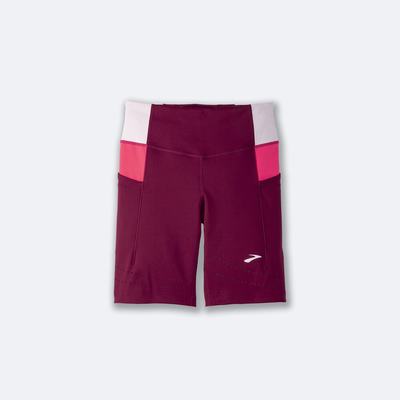 Brooks Method 8" Short Tight Ženske Hlačne Nogavice Bordo Roza | Slovenija-97810