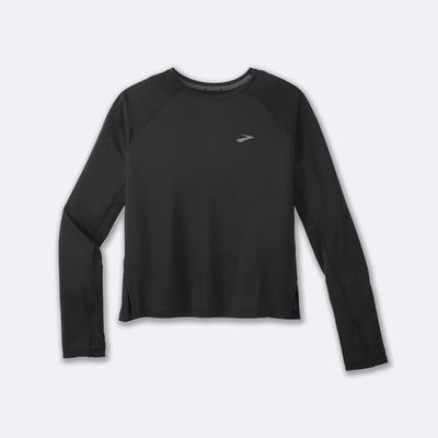 Brooks Sprint Free Long Sleeve Ženske Majice Črne | Slovenija-59312