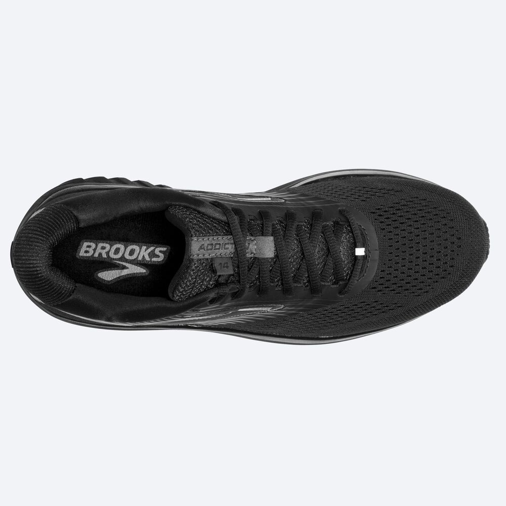 Brooks Addiction 14 Moški Tekaški Copati Črne Sive Črne | Slovenija-57641