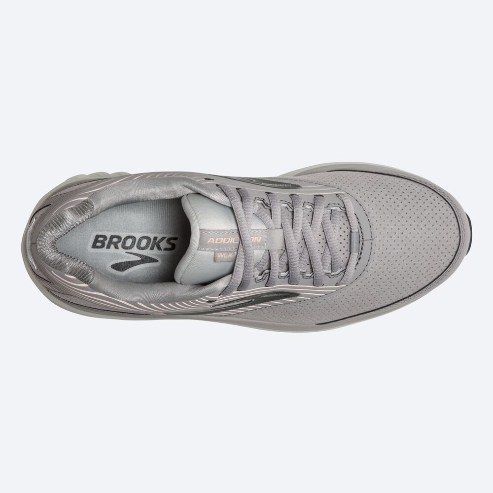 Brooks Addiction Walker Suede Ženske Pohodni Čevlji Sive | Slovenija-54390