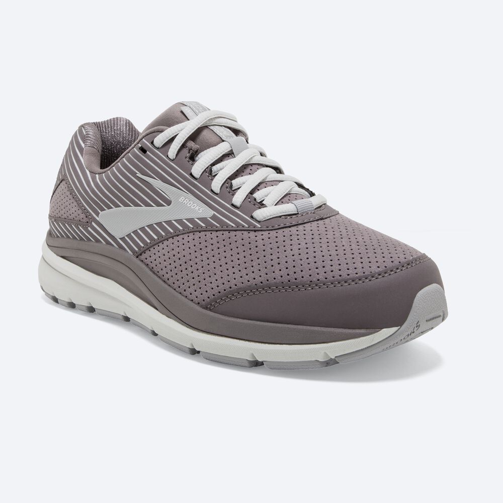 Brooks Addiction Walker Suede Ženske Pohodni Čevlji Temno Sive | Slovenija-56831