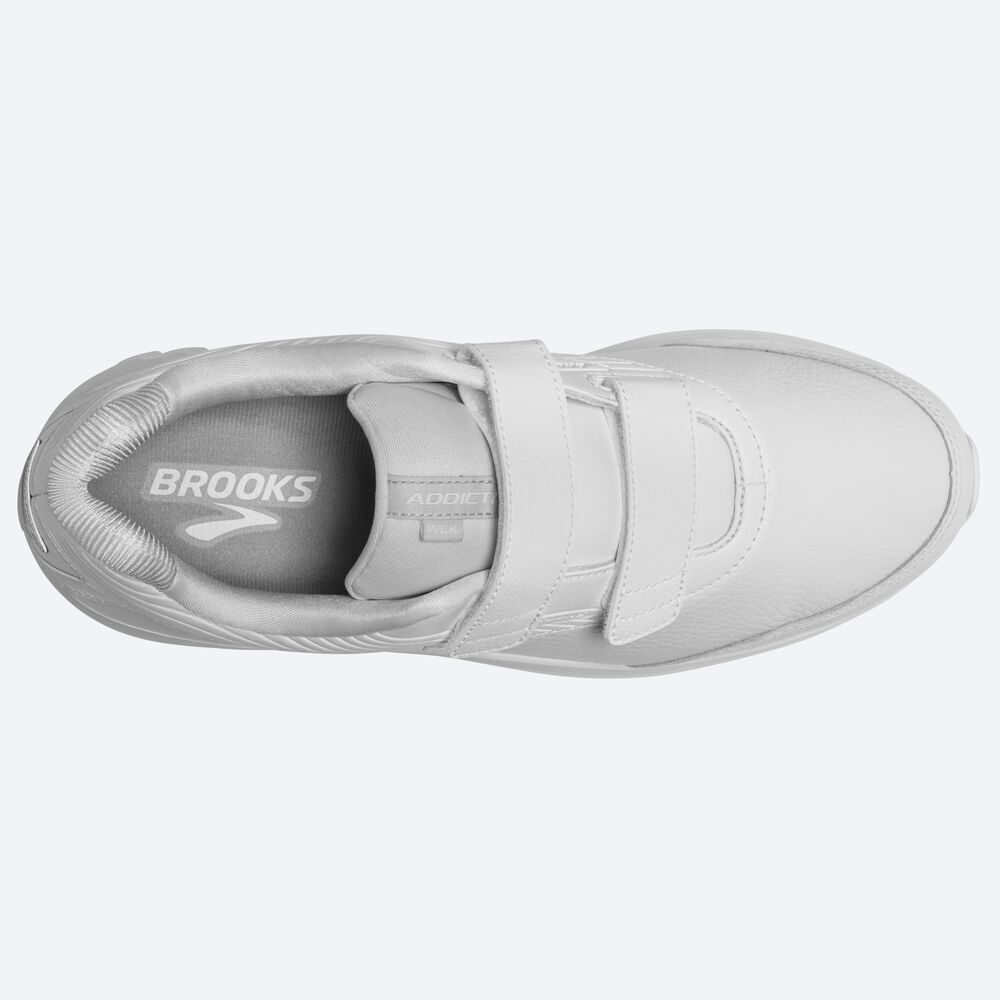 Brooks Addiction Walker V-Strap 2 Moški Pohodni Čevlji Bele | Slovenija-32586