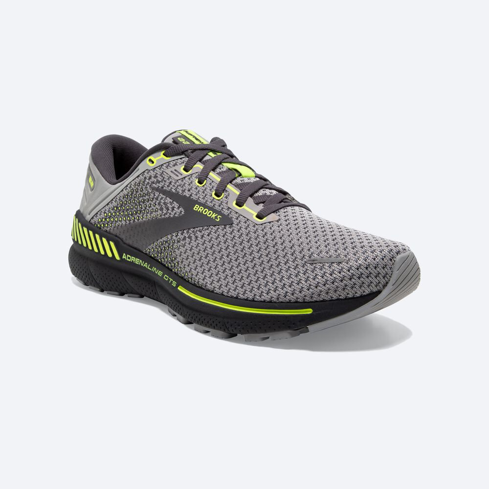 Brooks Adrenaline GTS 22 Moški Tekaški Copati Sive | Slovenija-01894