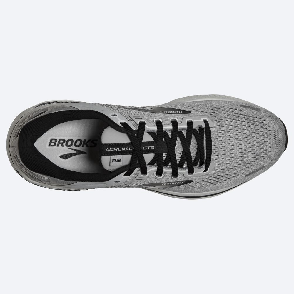 Brooks Adrenaline GTS 22 Moški Tekaški Copati Sive Črne | Slovenija-16324