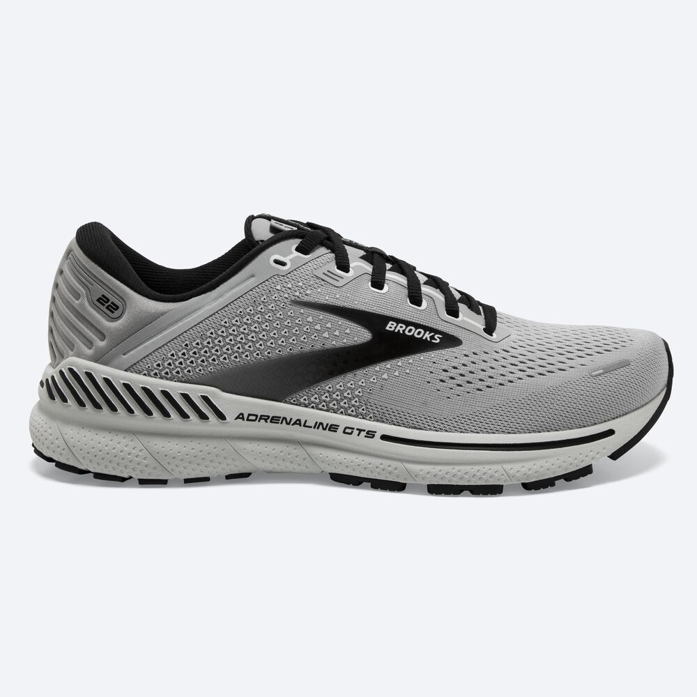 Brooks Adrenaline GTS 22 Moški Tekaški Copati Sive Črne | Slovenija-16324