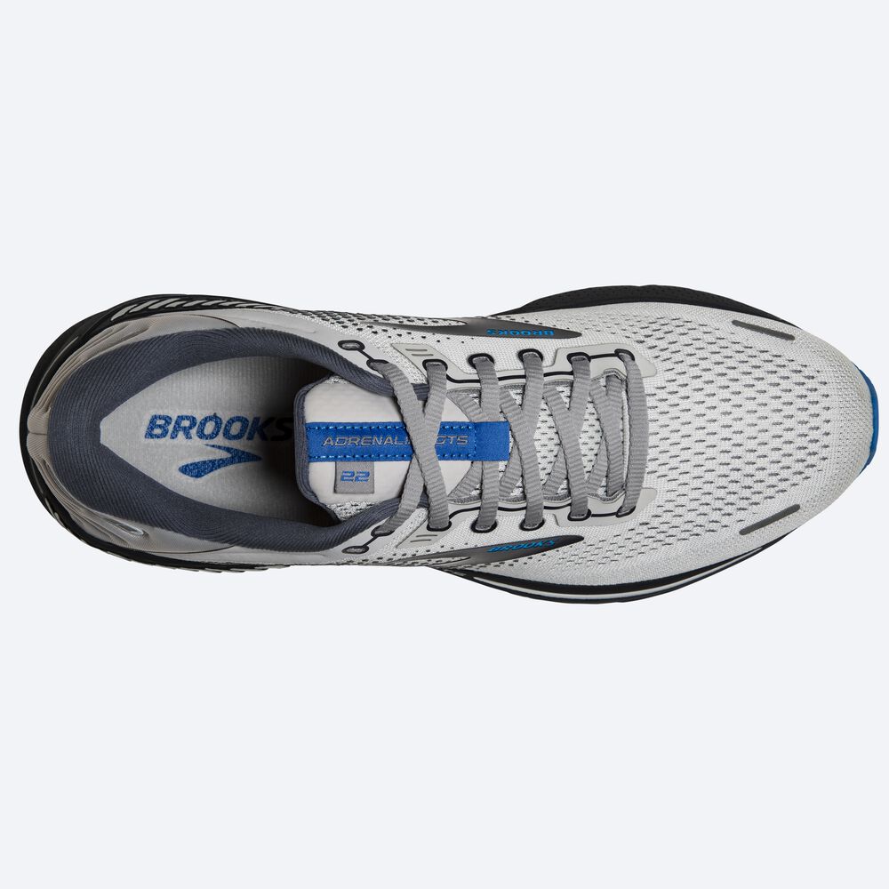 Brooks Adrenaline GTS 22 Moški Tekaški Copati Sive Modre | Slovenija-56740