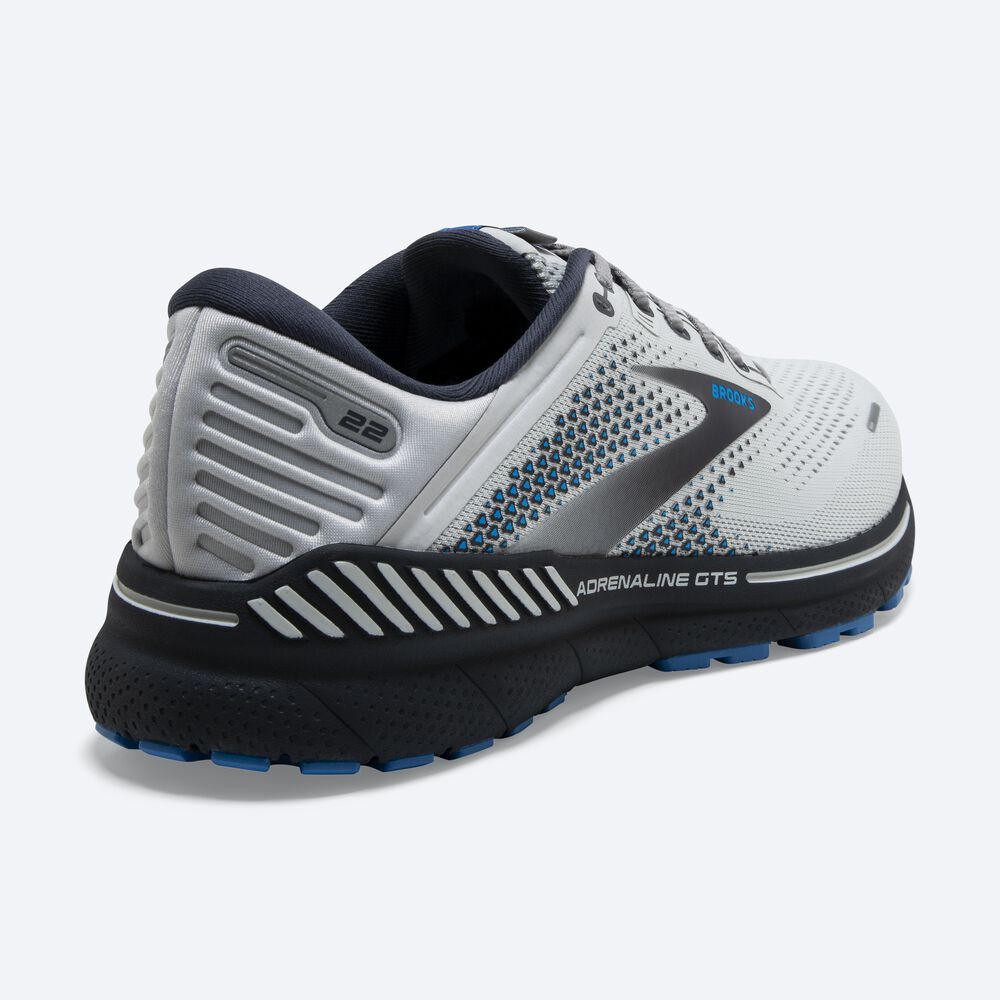 Brooks Adrenaline GTS 22 Moški Tekaški Copati Sive Modre | Slovenija-56740