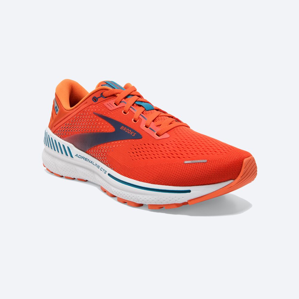 Brooks Adrenaline GTS 22 Moški Tekaški Copati Oranžne | Slovenija-91057