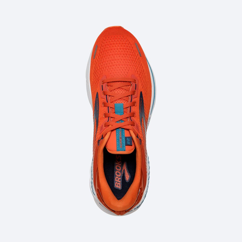 Brooks Adrenaline GTS 22 Moški Tekaški Copati Oranžne | Slovenija-91057