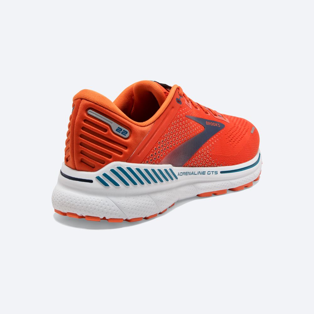 Brooks Adrenaline GTS 22 Moški Tekaški Copati Oranžne | Slovenija-91057