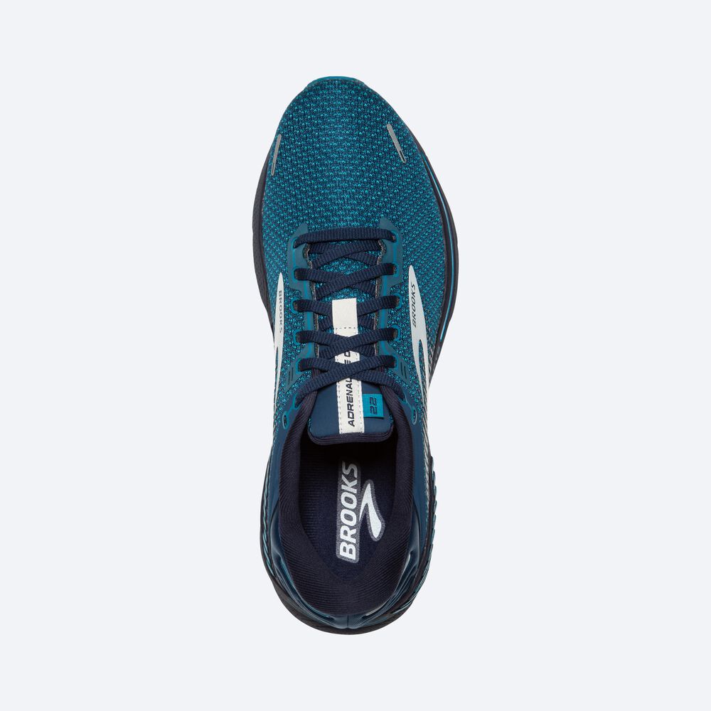 Brooks Adrenaline GTS 22 Moški Tekaški Copati Rjave Turkizna Sive | Slovenija-95846