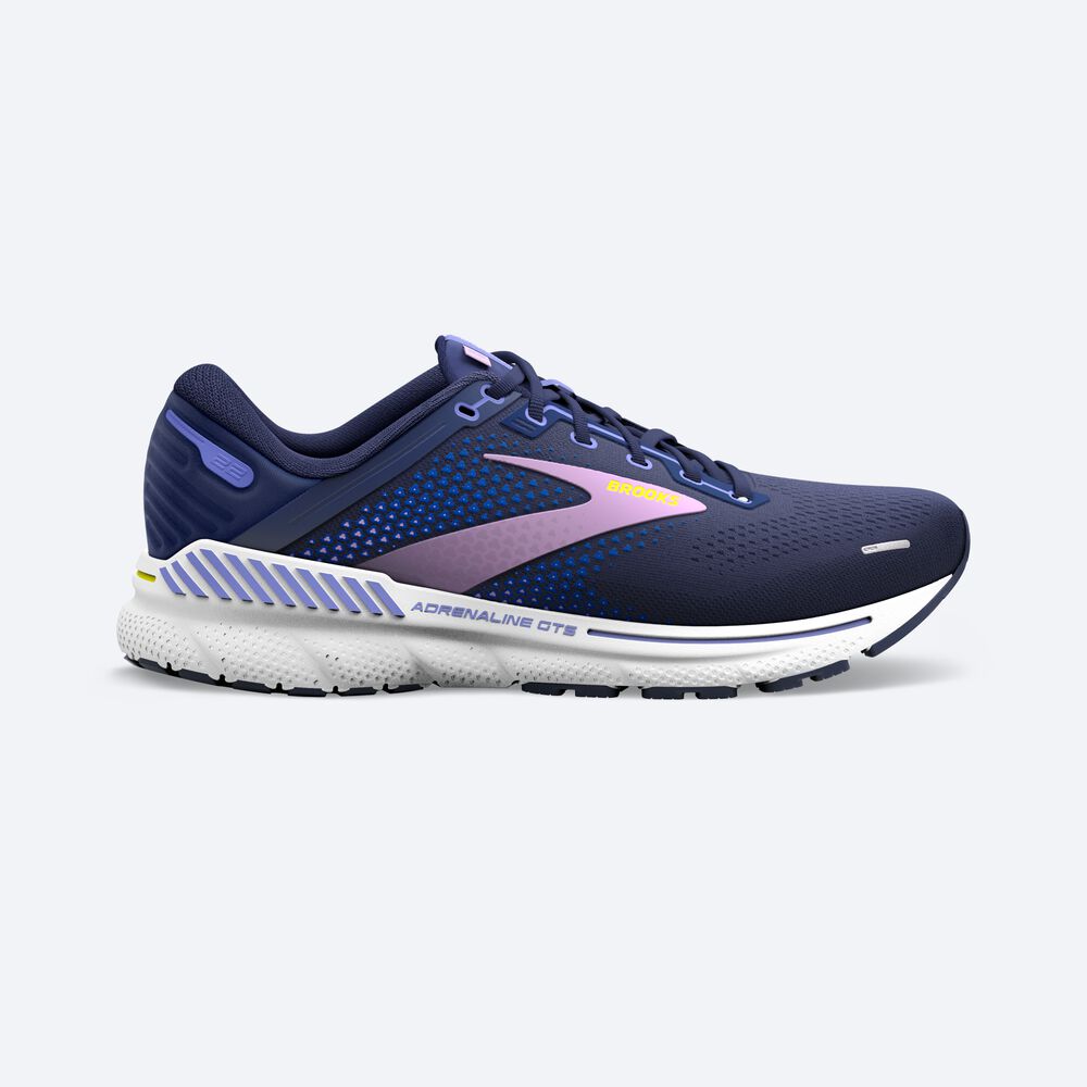 Brooks Adrenaline GTS 22 Ženske Tekaški Copati Temno Modre Modre | Slovenija-04315