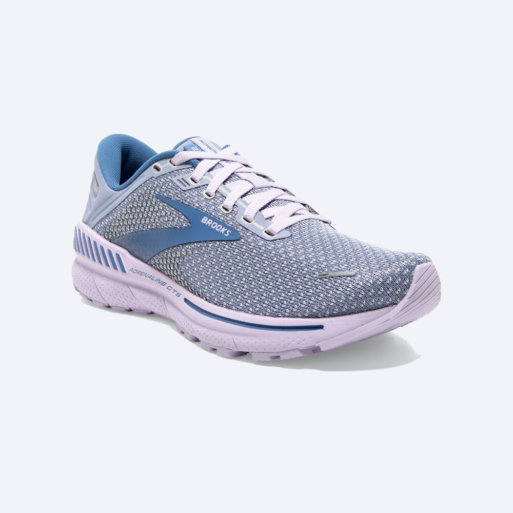 Brooks Adrenaline GTS 22 Ženske Tekaški Copati Vijolične Modre | Slovenija-09367