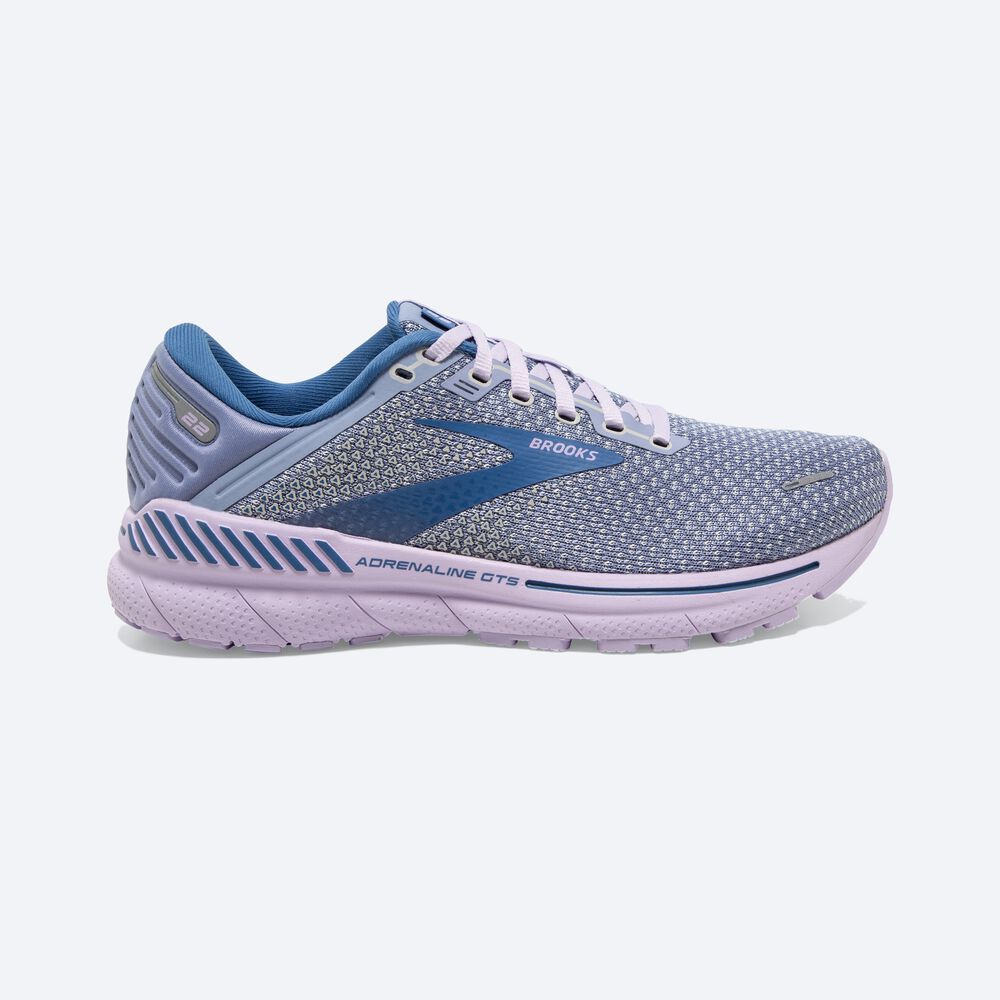 Brooks Adrenaline GTS 22 Ženske Tekaški Copati Vijolične Modre | Slovenija-09367