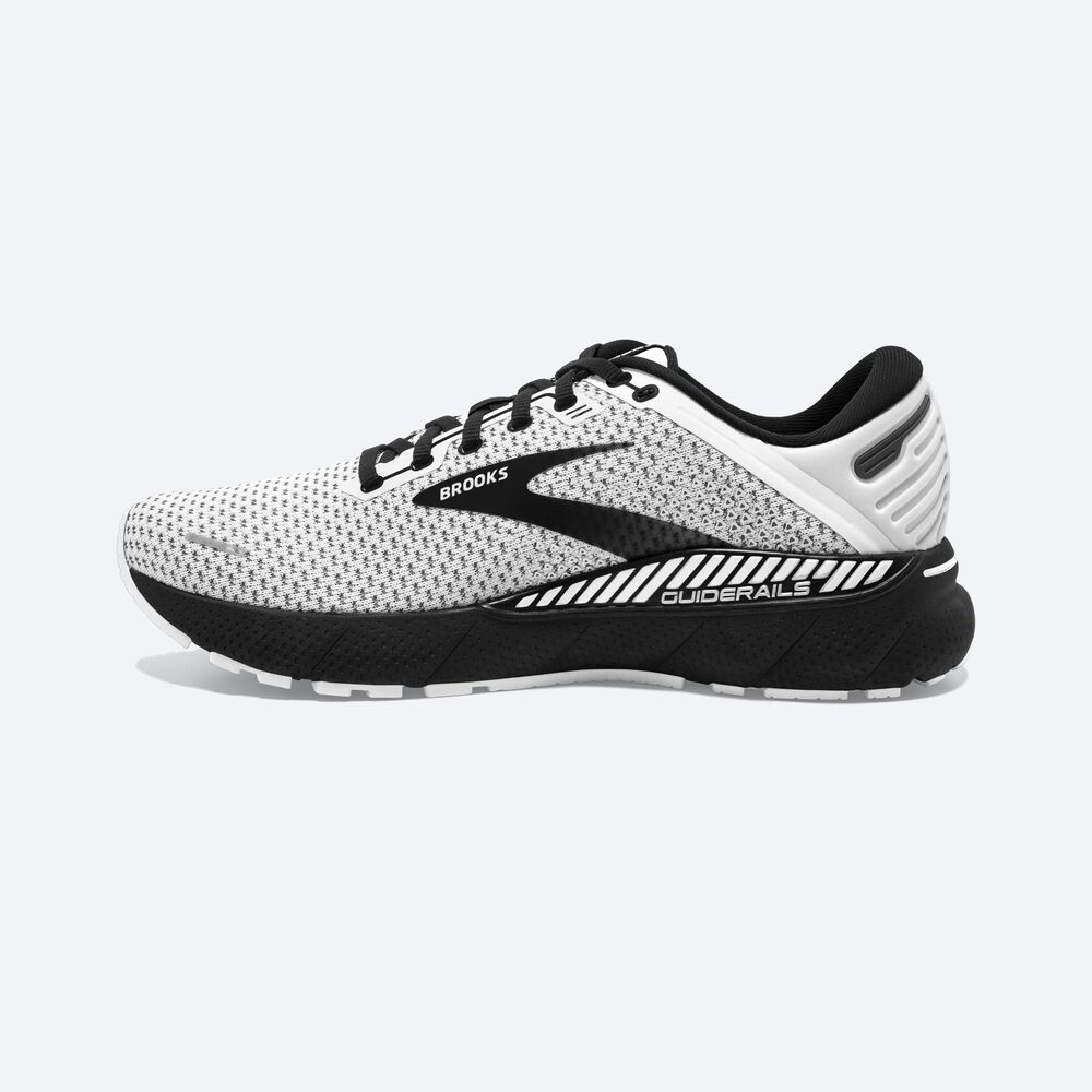 Brooks Adrenaline GTS 22 Ženske Tekaški Copati Bele Sive Črne | Slovenija-23460