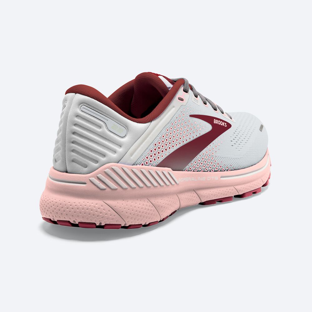 Brooks Adrenaline GTS 22 Ženske Tekaški Copati Sive Roza Rjave | Slovenija-30468