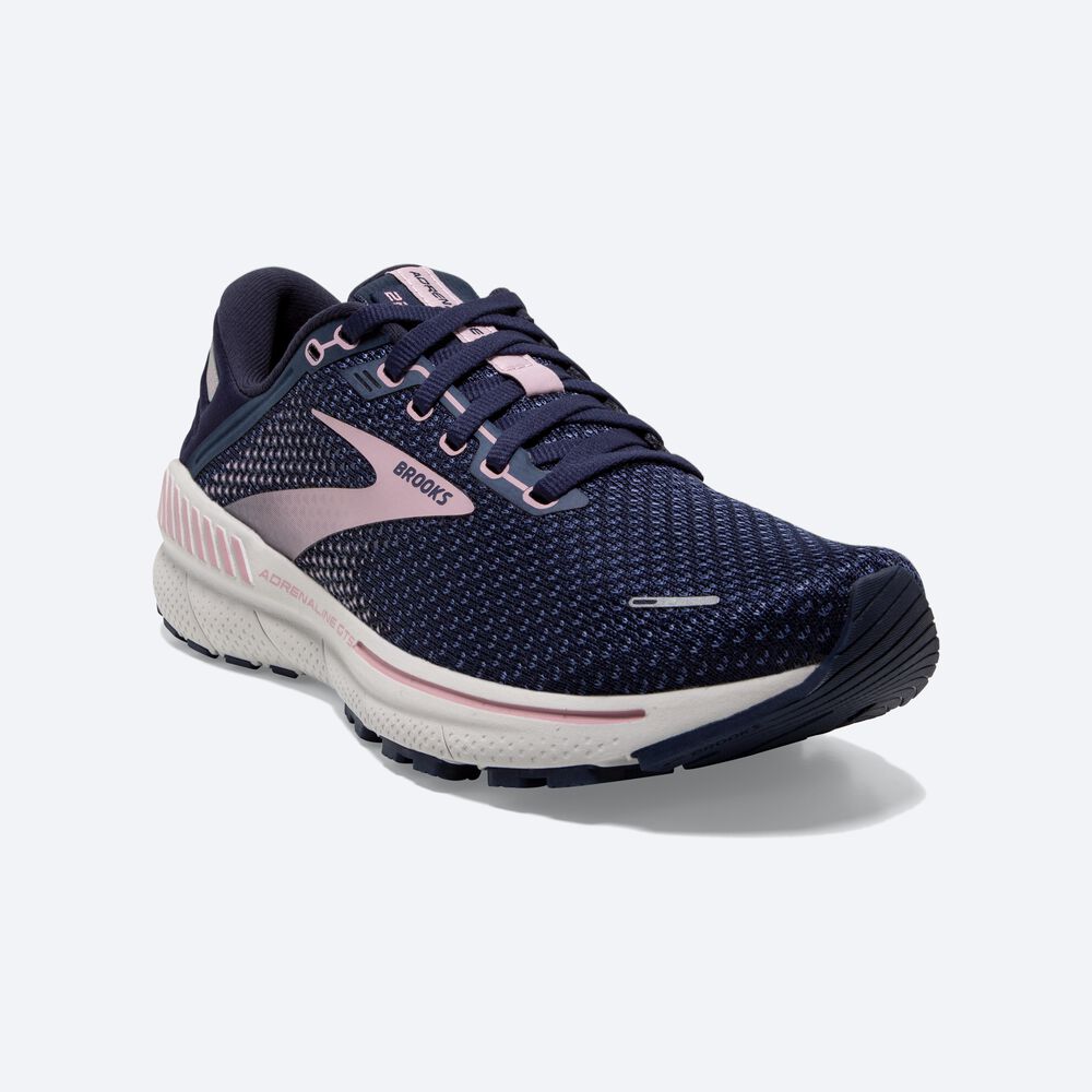 Brooks Adrenaline GTS 22 Ženske Tekaški Copati Temno Modre | Slovenija-48967