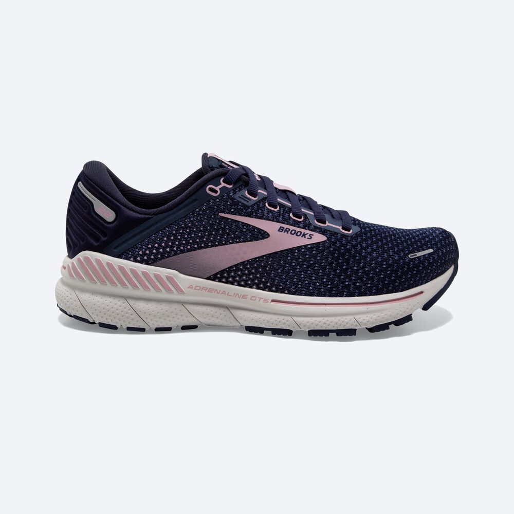 Brooks Adrenaline GTS 22 Ženske Tekaški Copati Temno Modre | Slovenija-48967