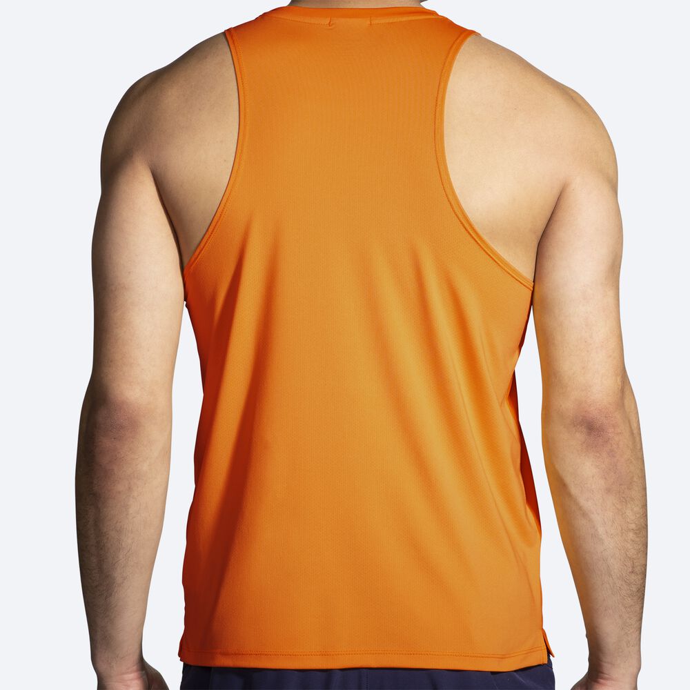 Brooks Atmosphere Singlet 2.0 Moški Majice Brez Rokavov Zlate Oranžne | Slovenija-86094