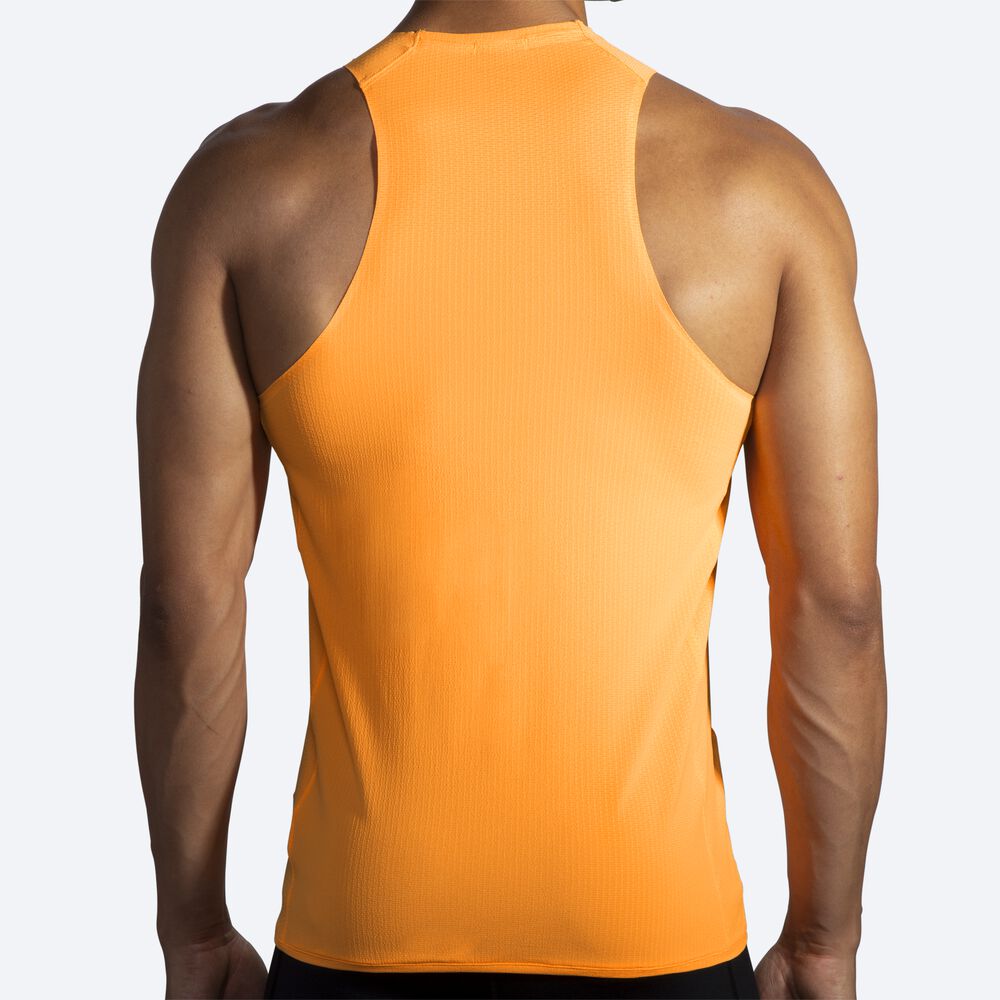 Brooks Atmosphere Singlet Moški Majice Brez Rokavov Oranžne | Slovenija-23164