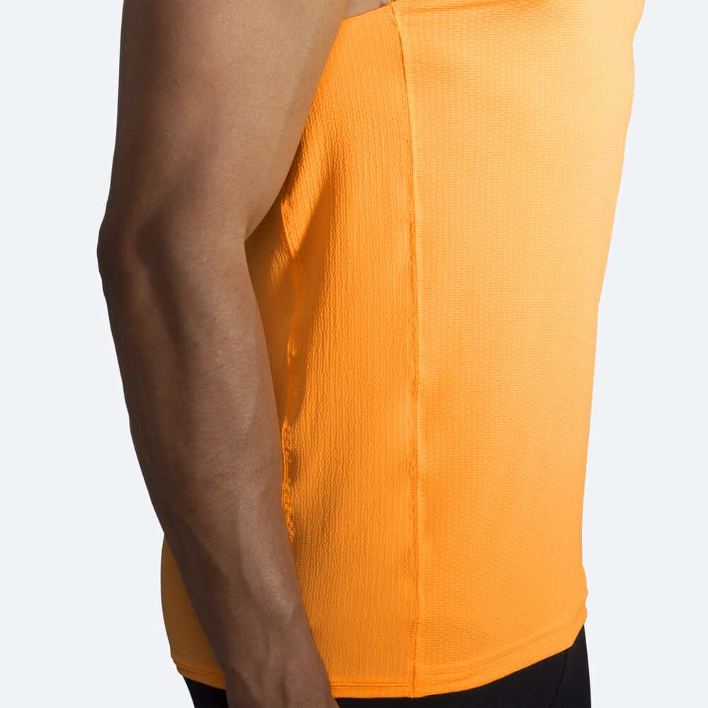 Brooks Atmosphere Singlet Moški Majice Brez Rokavov Oranžne | Slovenija-23164