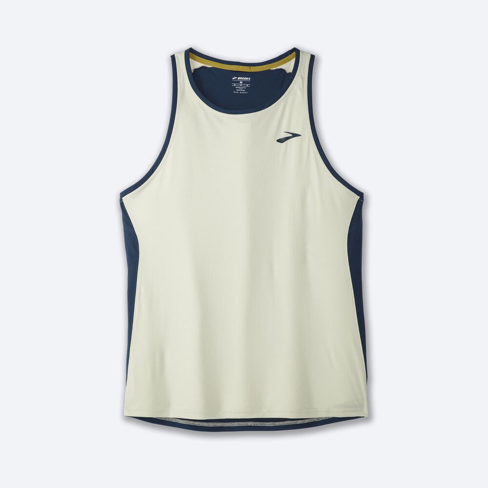 Brooks Atmosphere Singlet Moški Majice Brez Rokavov Oranžne Indigo | Slovenija-90742