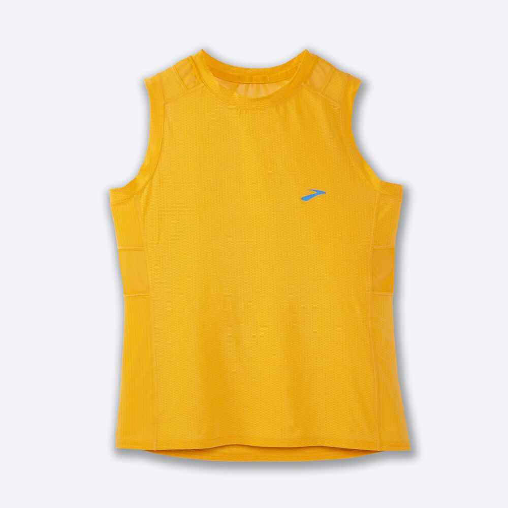 Brooks Atmosphere Sleeveless Ženske Majice Rumene | Slovenija-14735