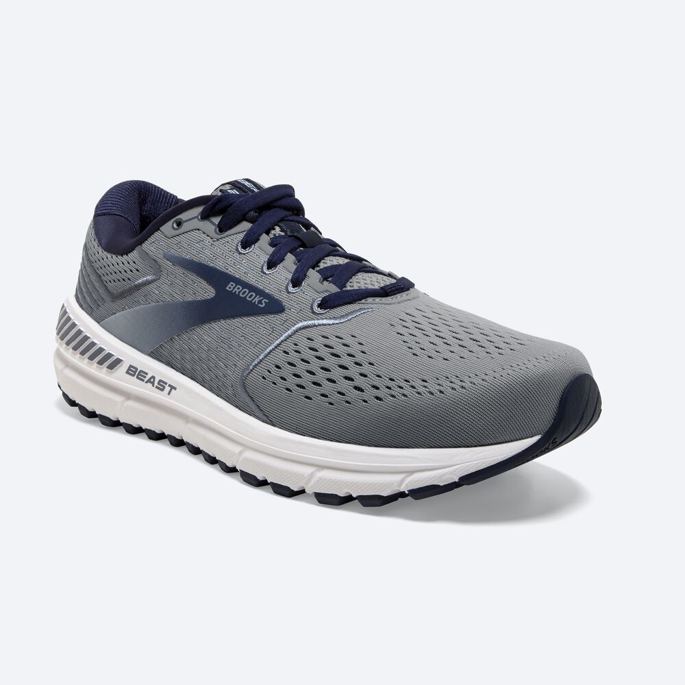 Brooks Beast '20 Moški Tekaški Copati Modre Sive Temno Modre | Slovenija-53689