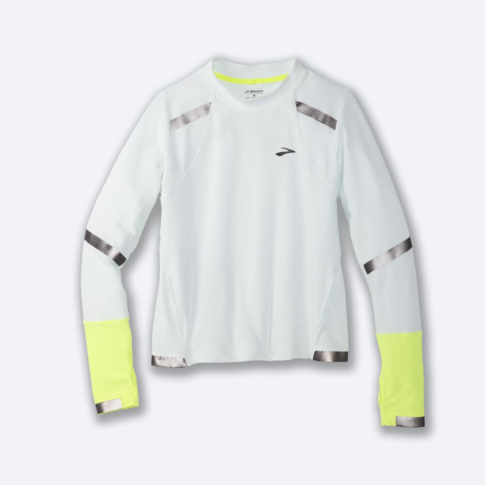 Brooks Carbonite Long Sleeve Ženske Majice Sive | Slovenija-42930