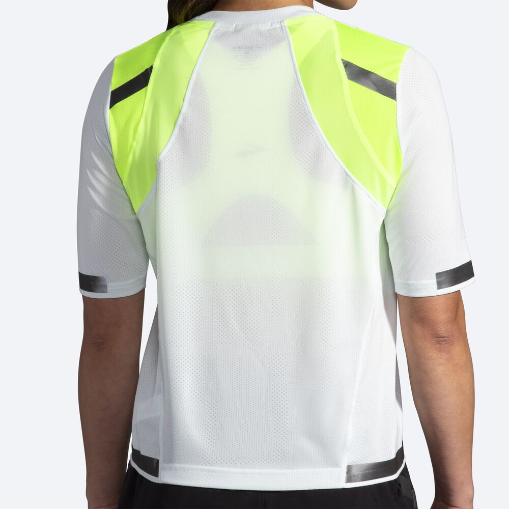 Brooks Carbonite Short Sleeve Ženske Majice Sive | Slovenija-34970