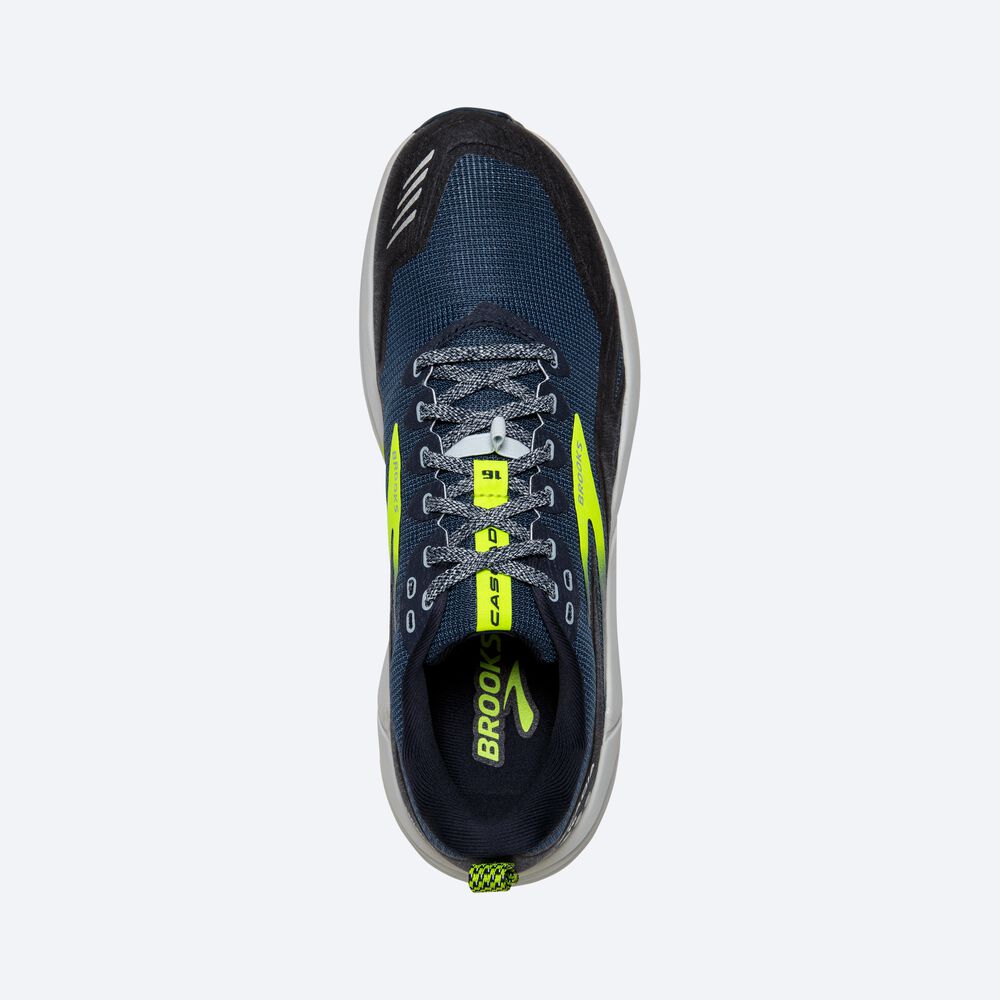 Brooks Cascadia 16 Moški Trail Tekaški Copati Rjave Temno Modre | Slovenija-18620