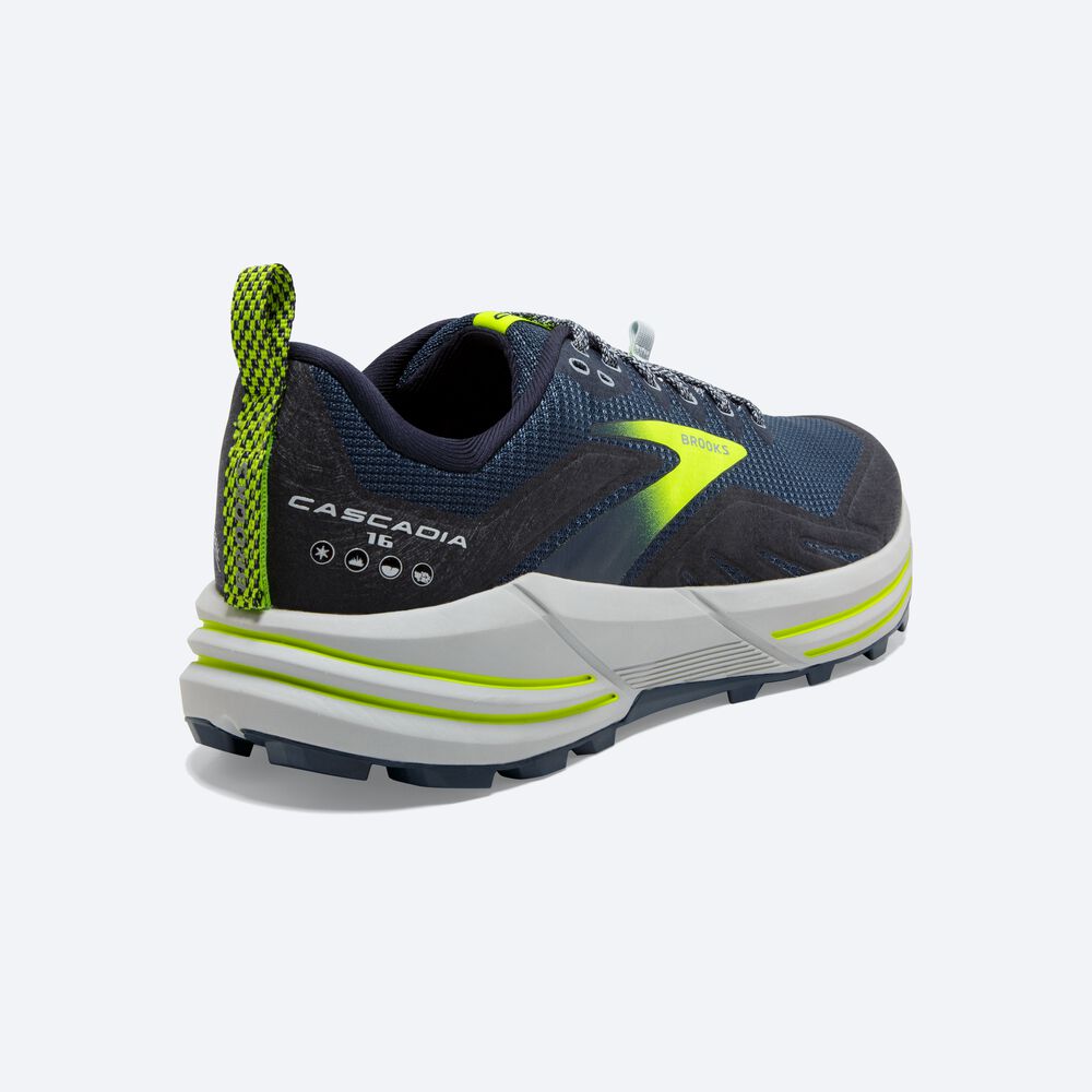 Brooks Cascadia 16 Moški Trail Tekaški Copati Rjave Temno Modre | Slovenija-18620