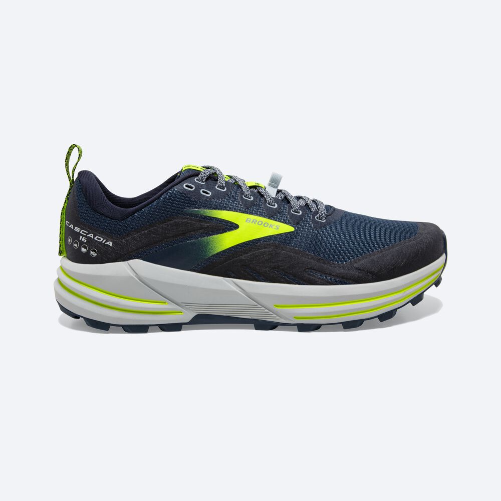 Brooks Cascadia 16 Moški Trail Tekaški Copati Rjave Temno Modre | Slovenija-18620